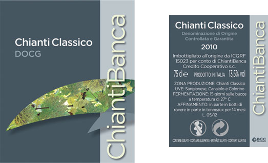 Etichetta vino, gadget natalizio