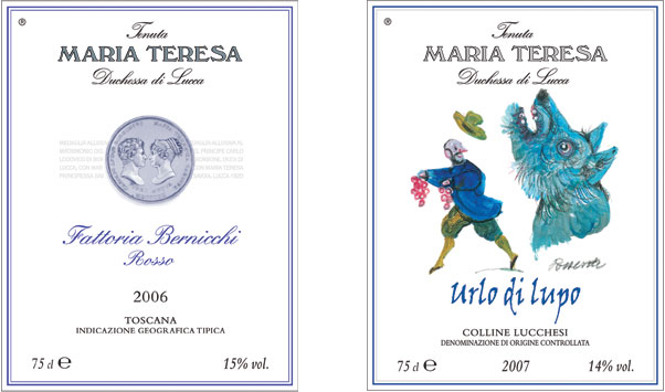 etichette vino