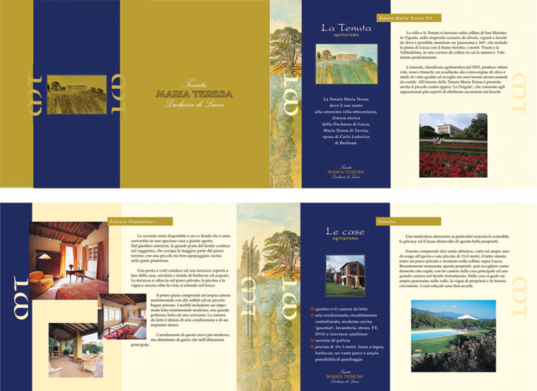 Catalogo a schede agriturismo e prodotti 